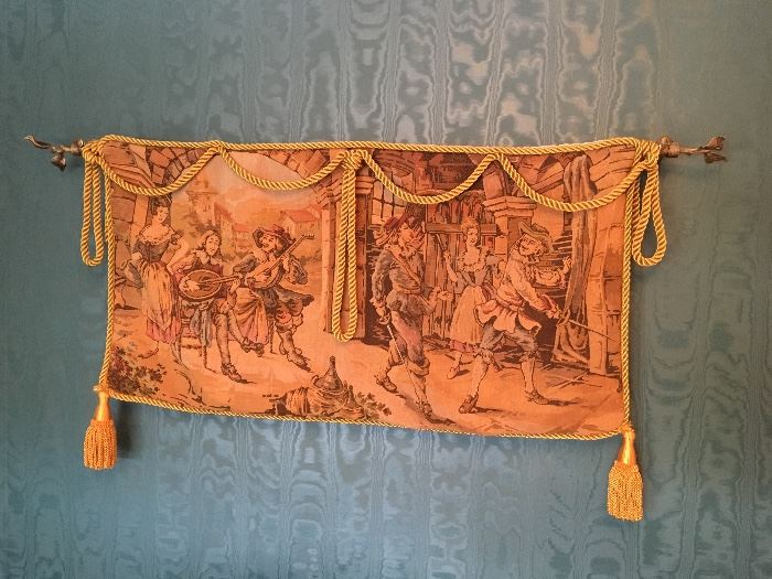 Renaissance hanging tapestry 