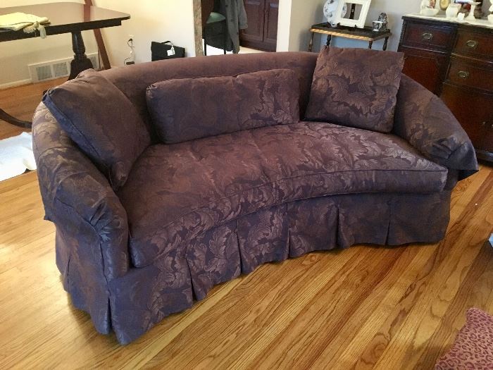 Drexel Heritage dark purple sofa, great condition