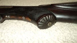 1920's German Drilling   ……. side by side 16 gauge and 8mm rifle underneath.  Beautiful engraving.  SEE PICTURES