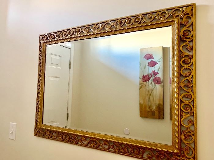 Beautiful front hall mirror