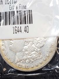 #481: 1880 Morgan Silver Dollar Philadelphia Mint, Uncirculated
1880 Morgan Silver Dollar Philadelphia Mint, Uncirculated
