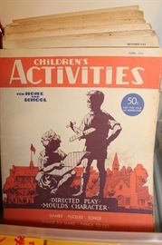 Children's Activities For Home And School, Starting in 1937