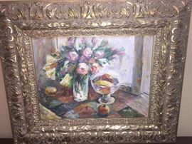 original framed painting T. Smith