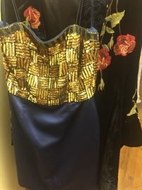 So many pretty small party clothes including this Bill Blass 