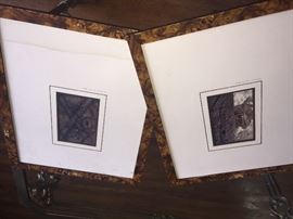 framed artist signed photographs