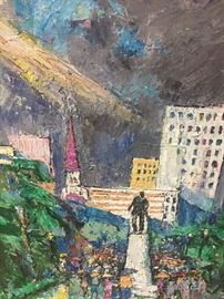 original acrylic painting by Bryan Levy