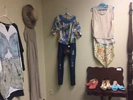 Ladies Smaller sized jeans, workout clothes, dresses and business clothes
