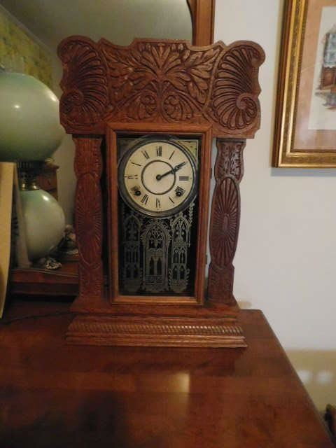Gingerbread Shelf Clock
