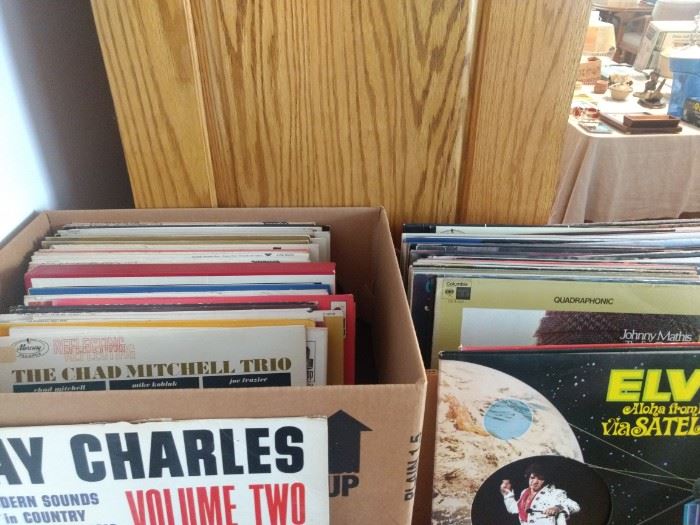 Two boxes of records!