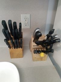 Two knife sets!!