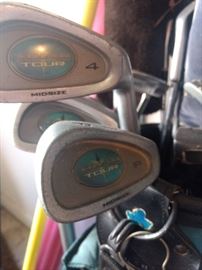 Two sets of women's golf clubs at this sale!!