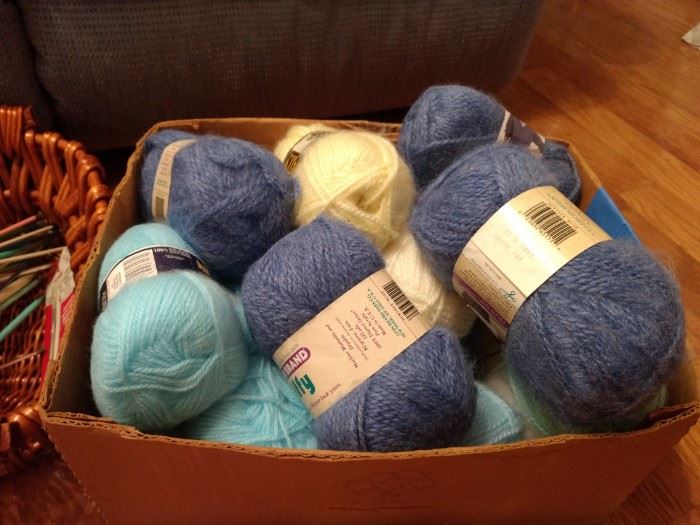 Two boxes of yarn!!