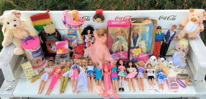 ESS023 Assortment of Barbie Dolls and Girl's Toys