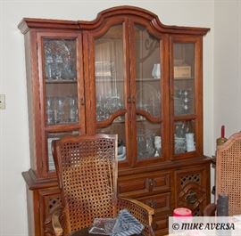 China Cabinet and Dinner Table / Chairs