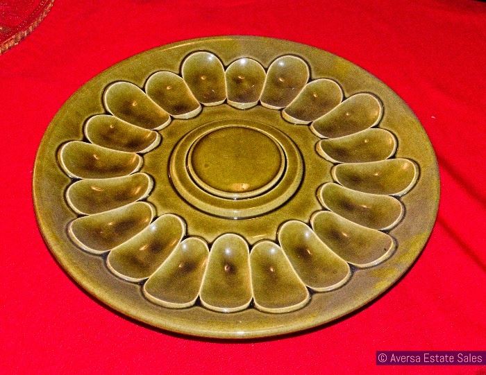 Mid Century Egg Platter