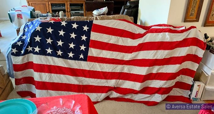 HUGE 9' wide American Flag
