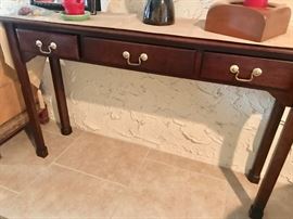 Console table (48" x 12 1/2" x 30 1/2")