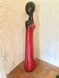 Figurine with Red Dress