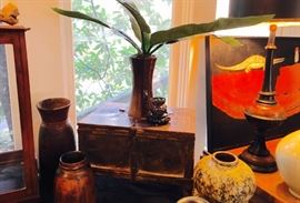 Antique box and decor