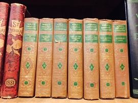 LG collection of leather books and booksets