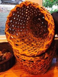Oversized oriental baskets
