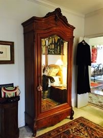 C1800's French Armoire with Mirror