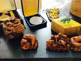 Intricately carved figures