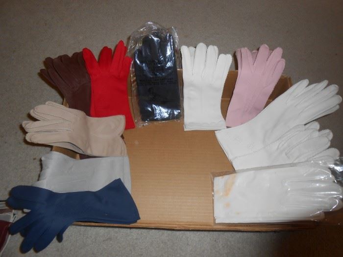 We have approx. 3 dozen ladies gloves.