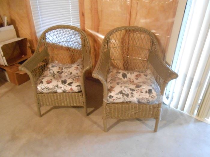 Victorian wicker chairs