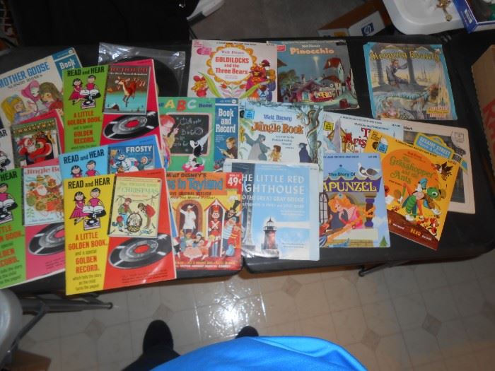 Children's records and books
