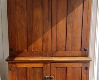 Antique Pine Pantry Cabinet