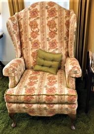 pair of Wing Back chairs