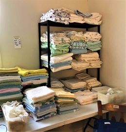 sheets and towels