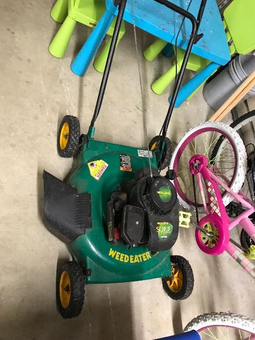 Weedeater 4.5hp push mower