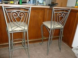 Pair bar stools