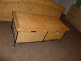 Wicker storage