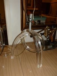Another vintage lucite lamp
