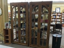 Drexel Heritage Lighted Display Cabinets