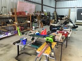 Very Sturdy Wood Shop Shelves