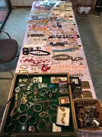 Lots of costume jewelry, some sterling - more photos toward bottom 