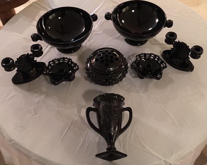 Black Amethyst Glass