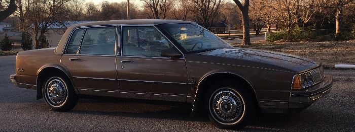 1985 Oldsmobile, Taking Sealed Bids Until Saturday
