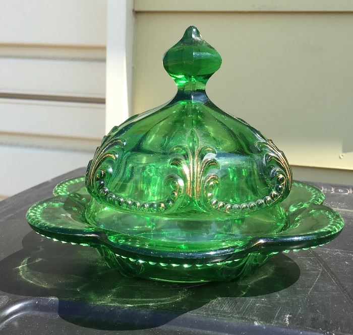 Priscilla Pattern 676 Butter Dish