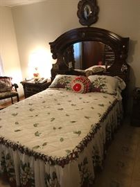 Full size bed - headboard height is 65"
