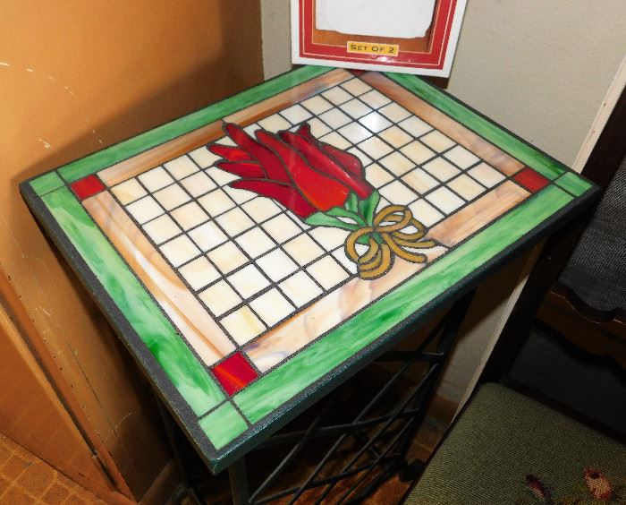 Stain glass table