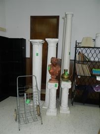 Two pairs of columns