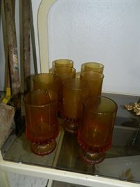 Fostoria pedestal glasses