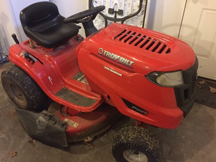 Troybilt Pony lawn tractor.  About 3 years old.