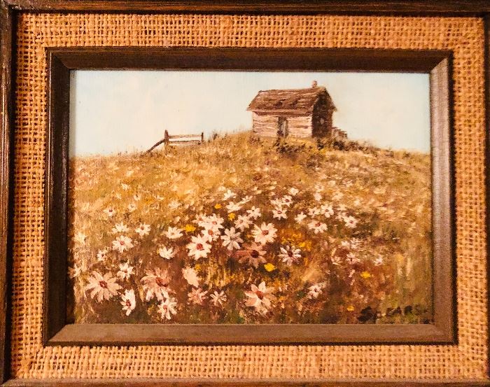 Small original oil painting by Doris spears
