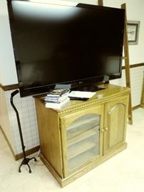 large flatscreen, stand